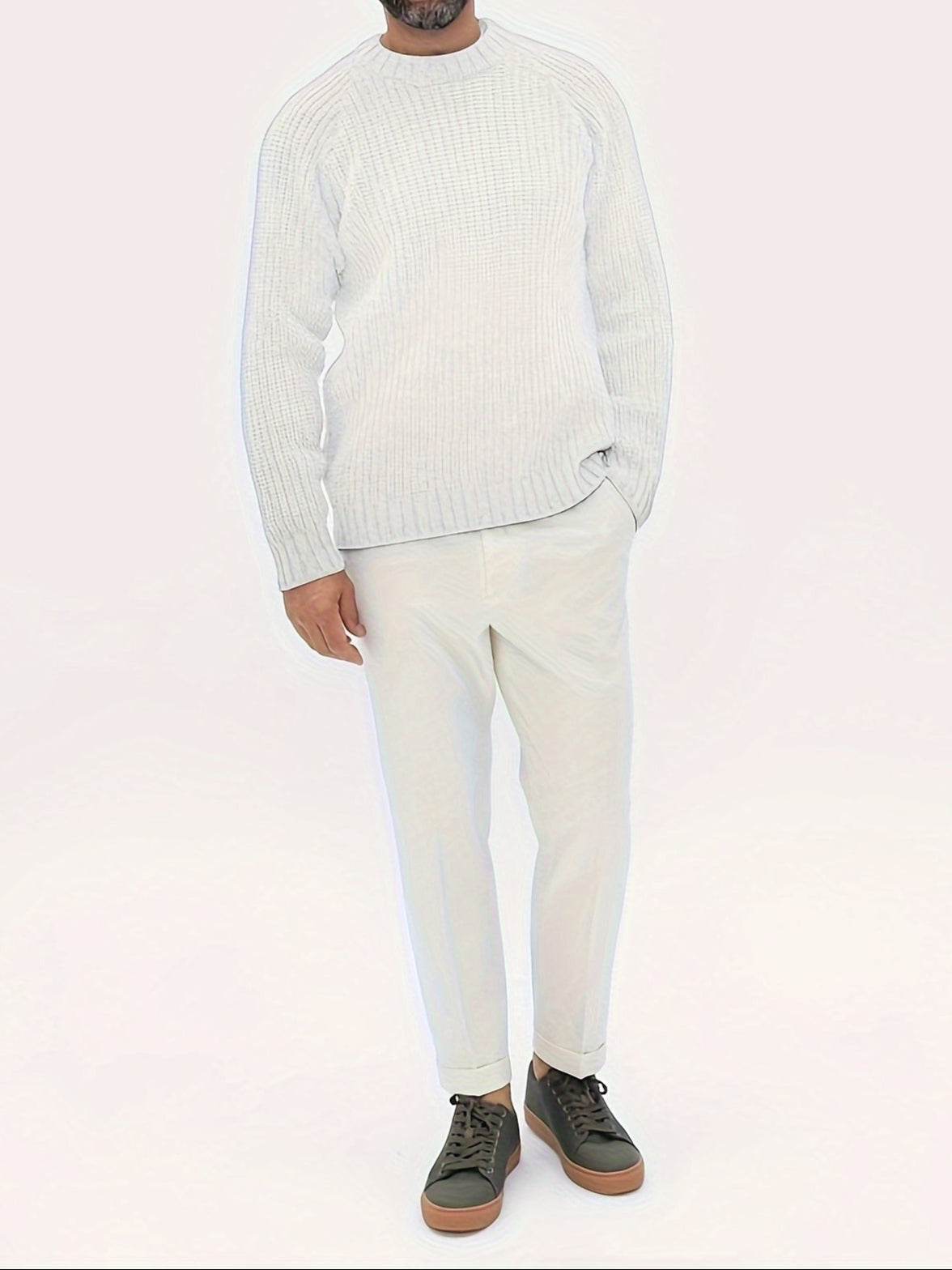 Cozy Winter Knit Sweater for Men