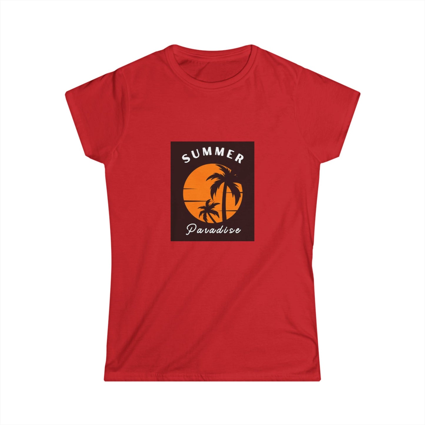 Women's Summer Paradise Tee, Casual T-Shirt for Beach Lovers