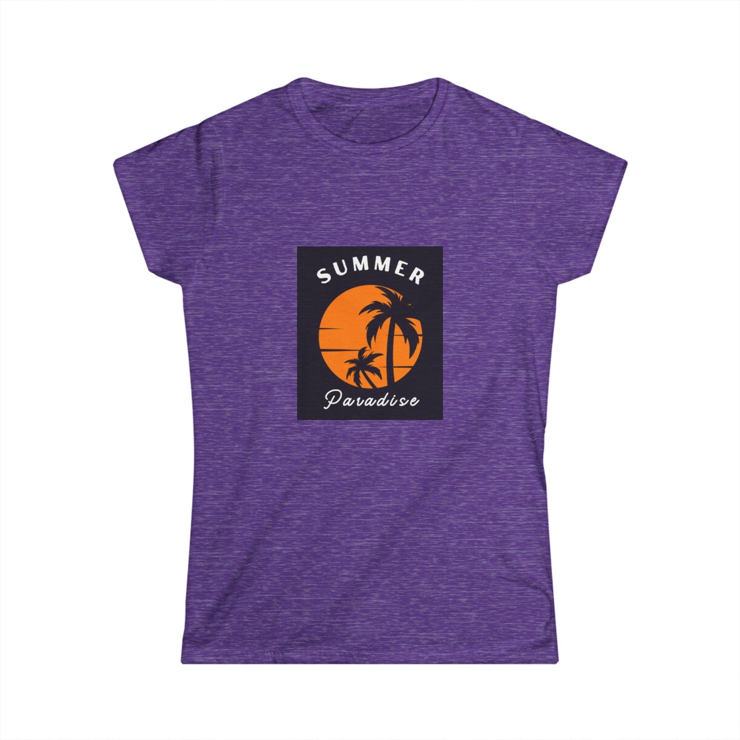 Women's Summer Paradise Tee, Casual T-Shirt for Beach Lovers