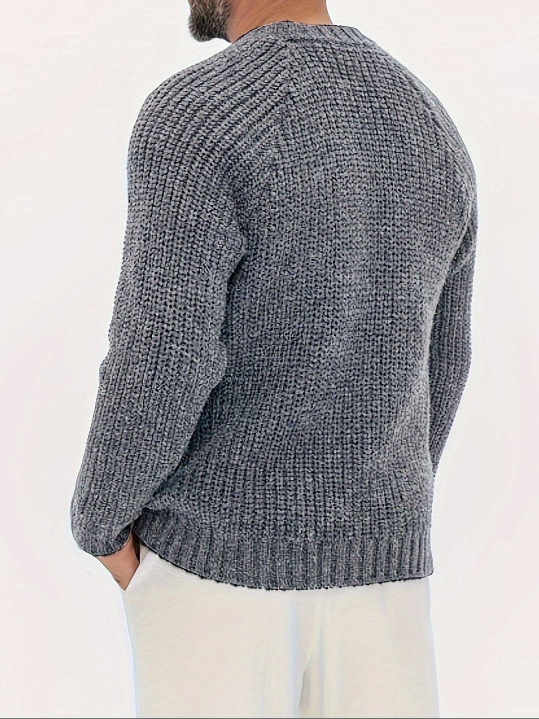 Cozy Winter Knit Sweater for Men