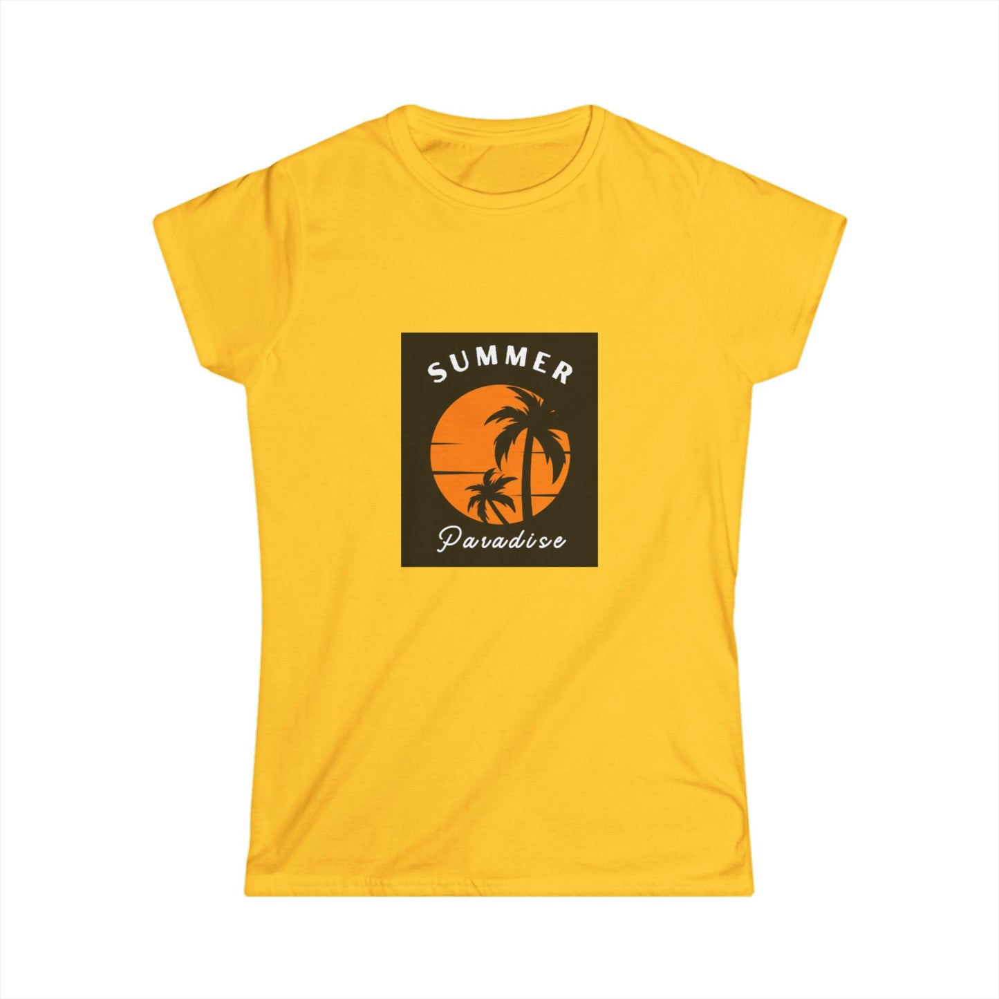 Women's Summer Paradise Tee, Casual T-Shirt for Beach Lovers