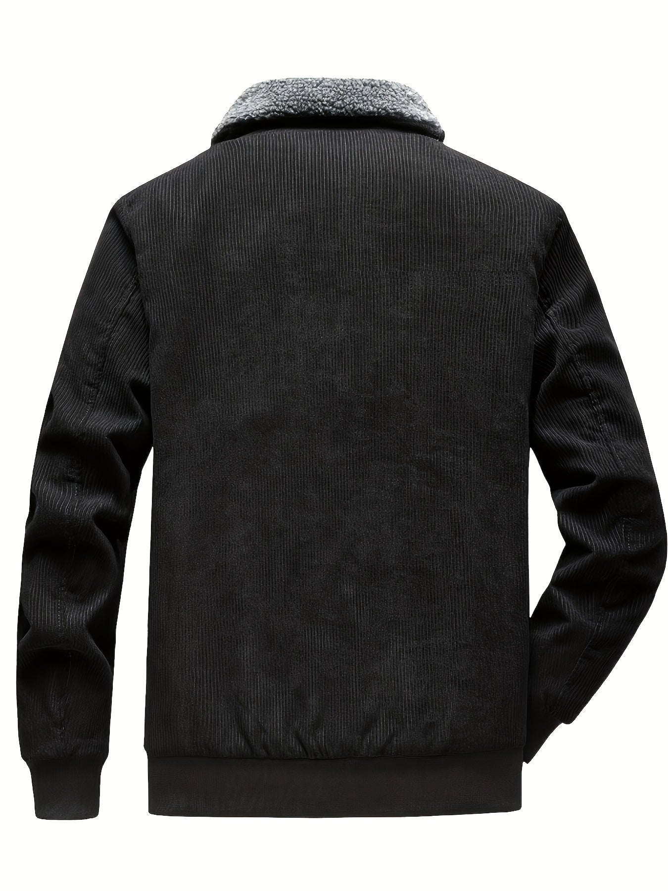 Fleece-Lined Retro Jacket for Men