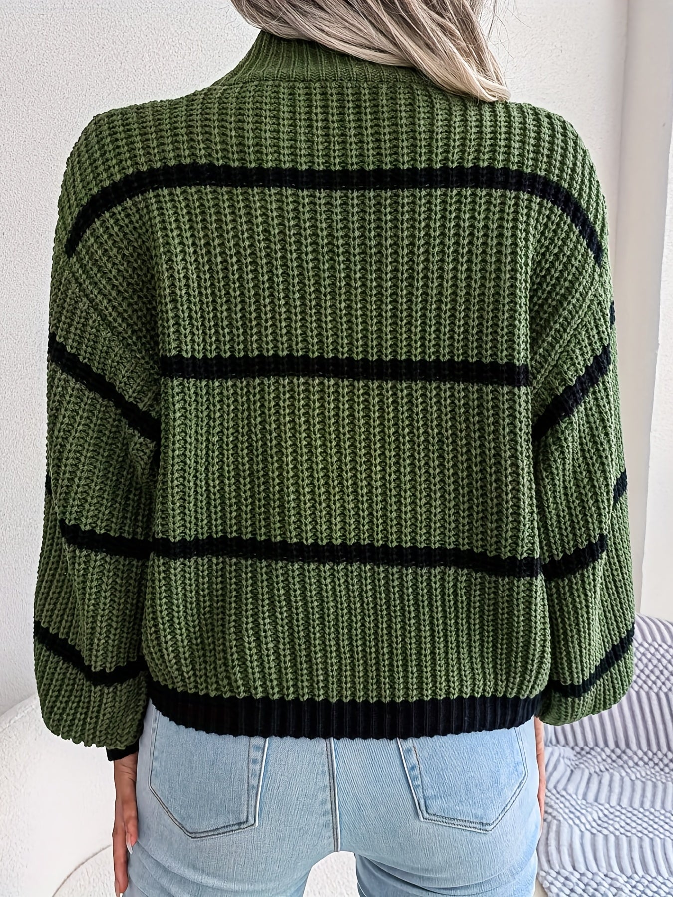 Striped Crew Neck Sweater