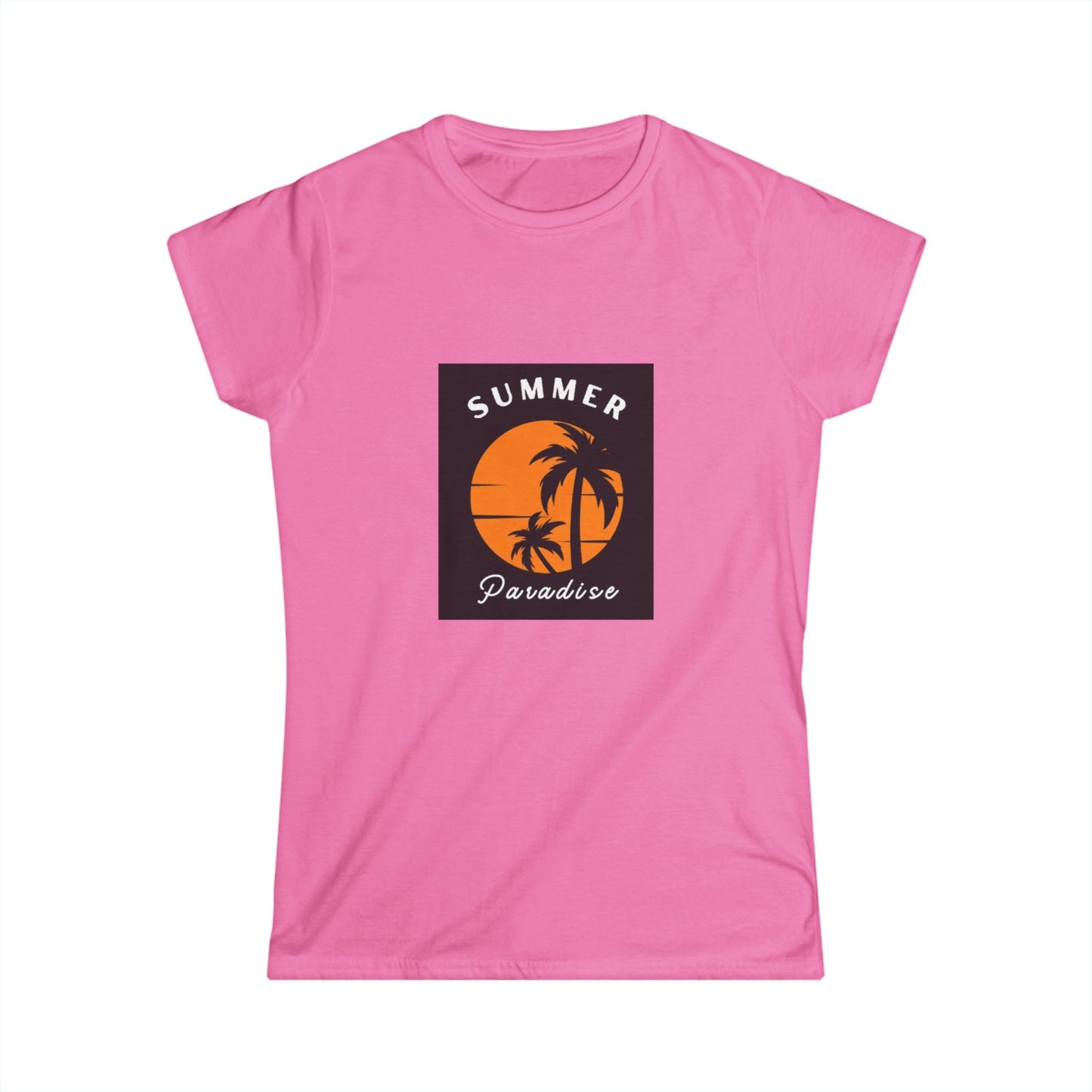Women's Summer Paradise Tee, Casual T-Shirt for Beach Lovers