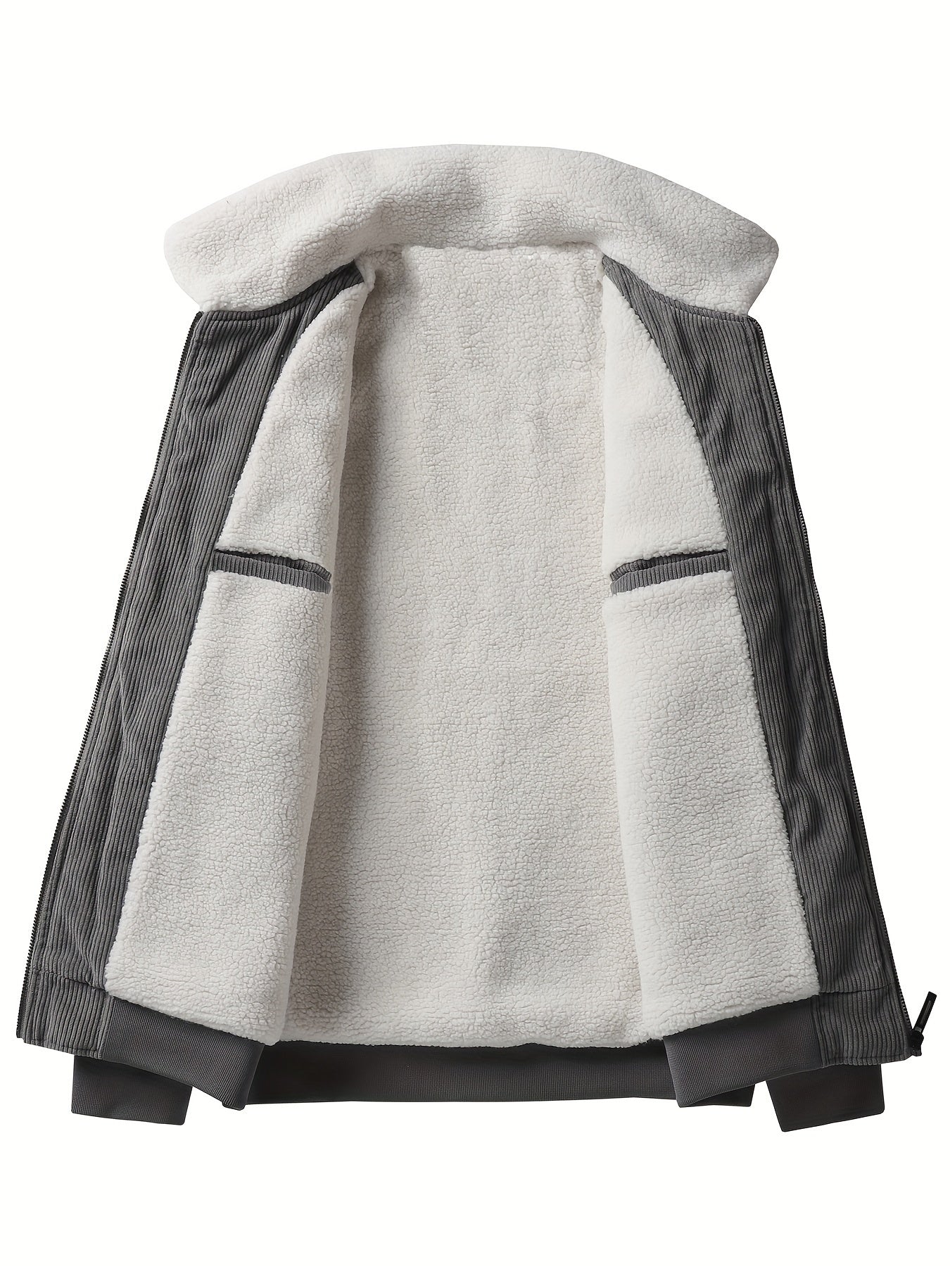 Fleece-Lined Retro Jacket for Men