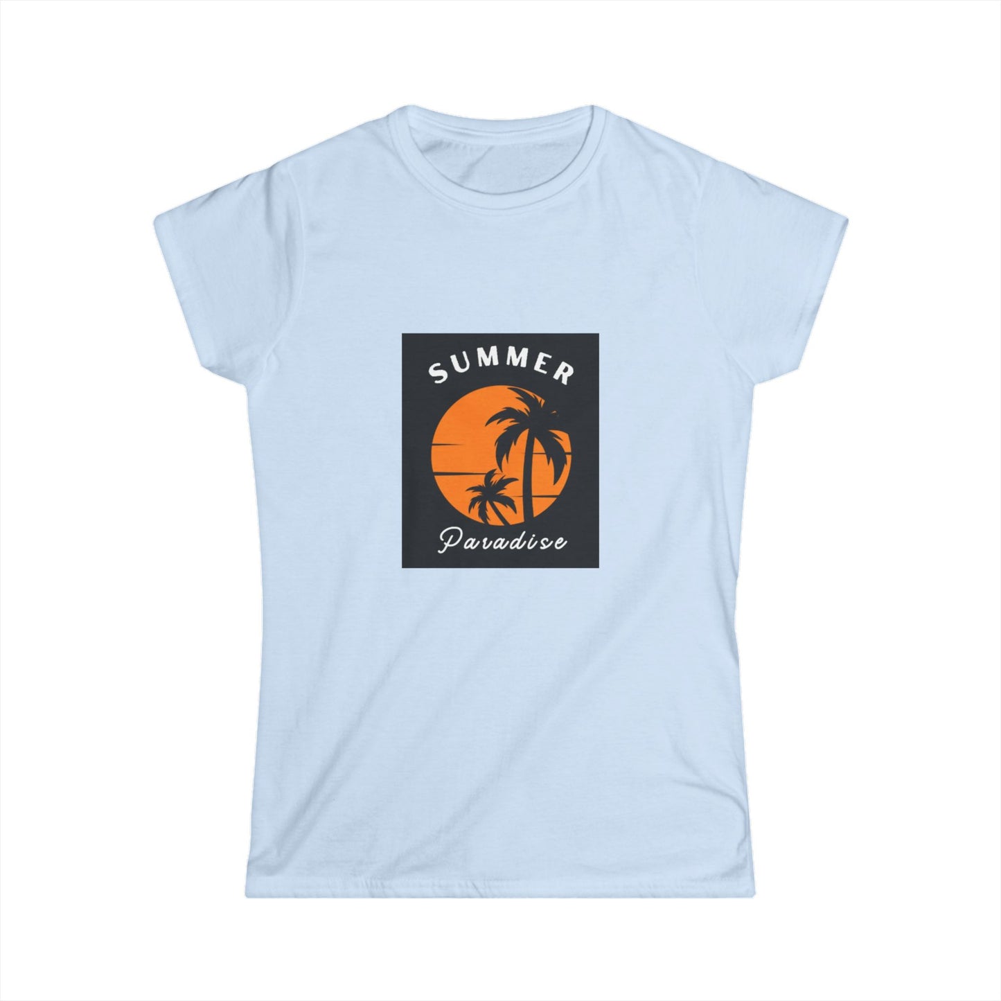 Women's Summer Paradise Tee, Casual T-Shirt for Beach Lovers