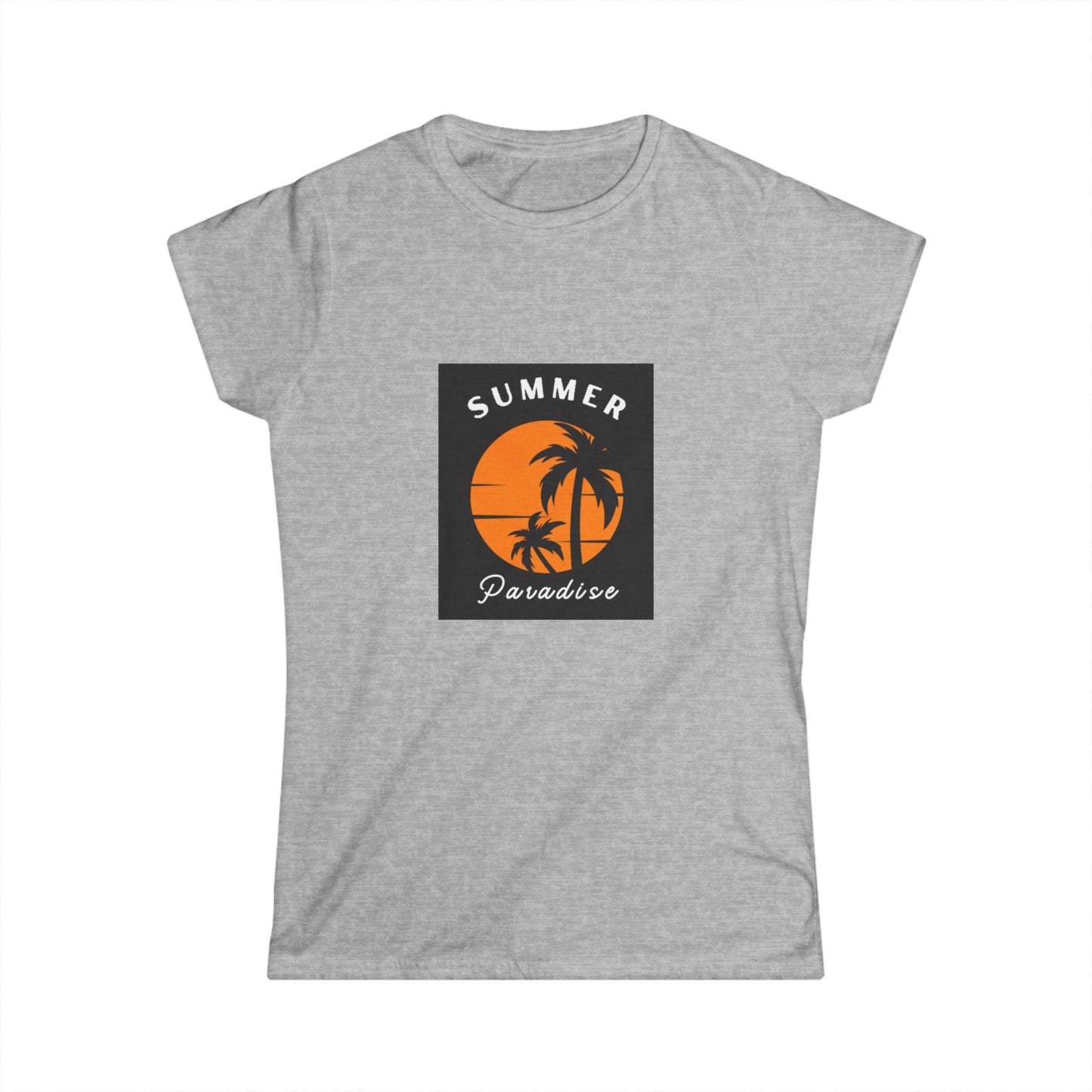 Women's Summer Paradise Tee, Casual T-Shirt for Beach Lovers
