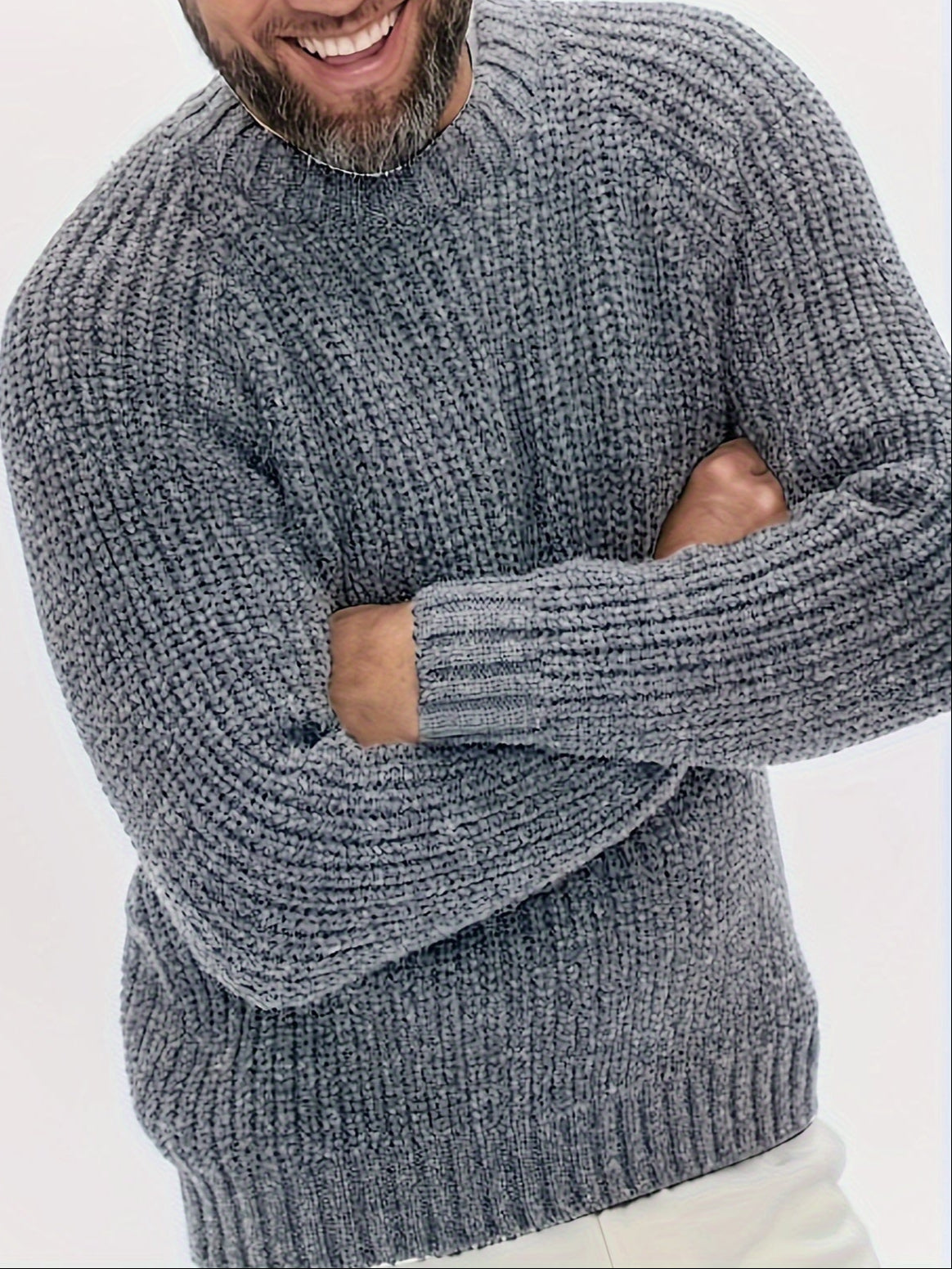Cozy Winter Knit Sweater for Men