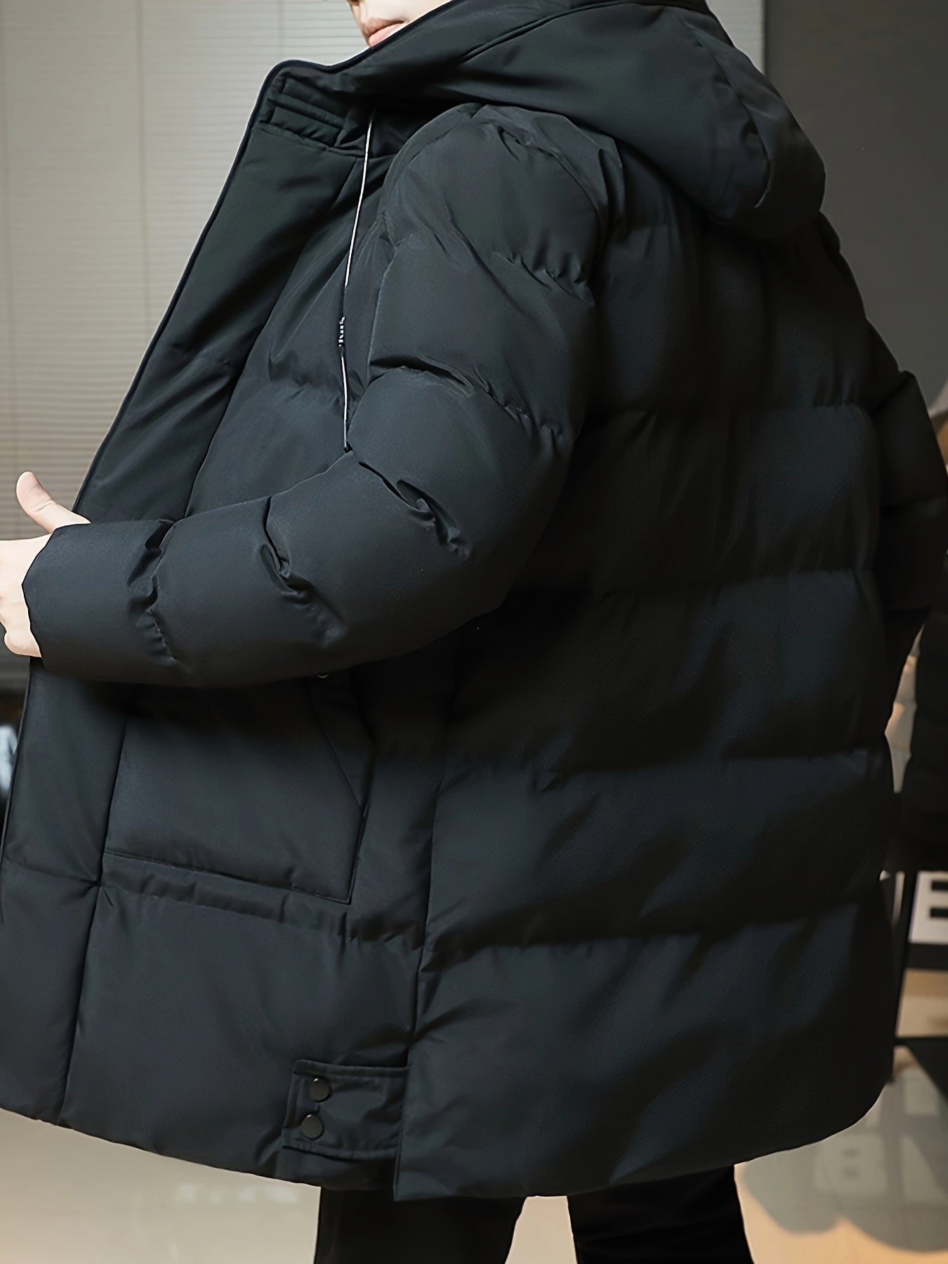 Men's Hooded Long Winter Coat