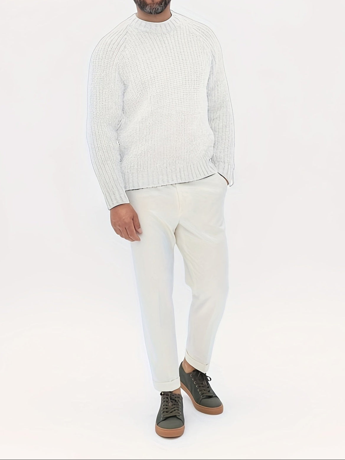 Cozy Winter Knit Sweater for Men