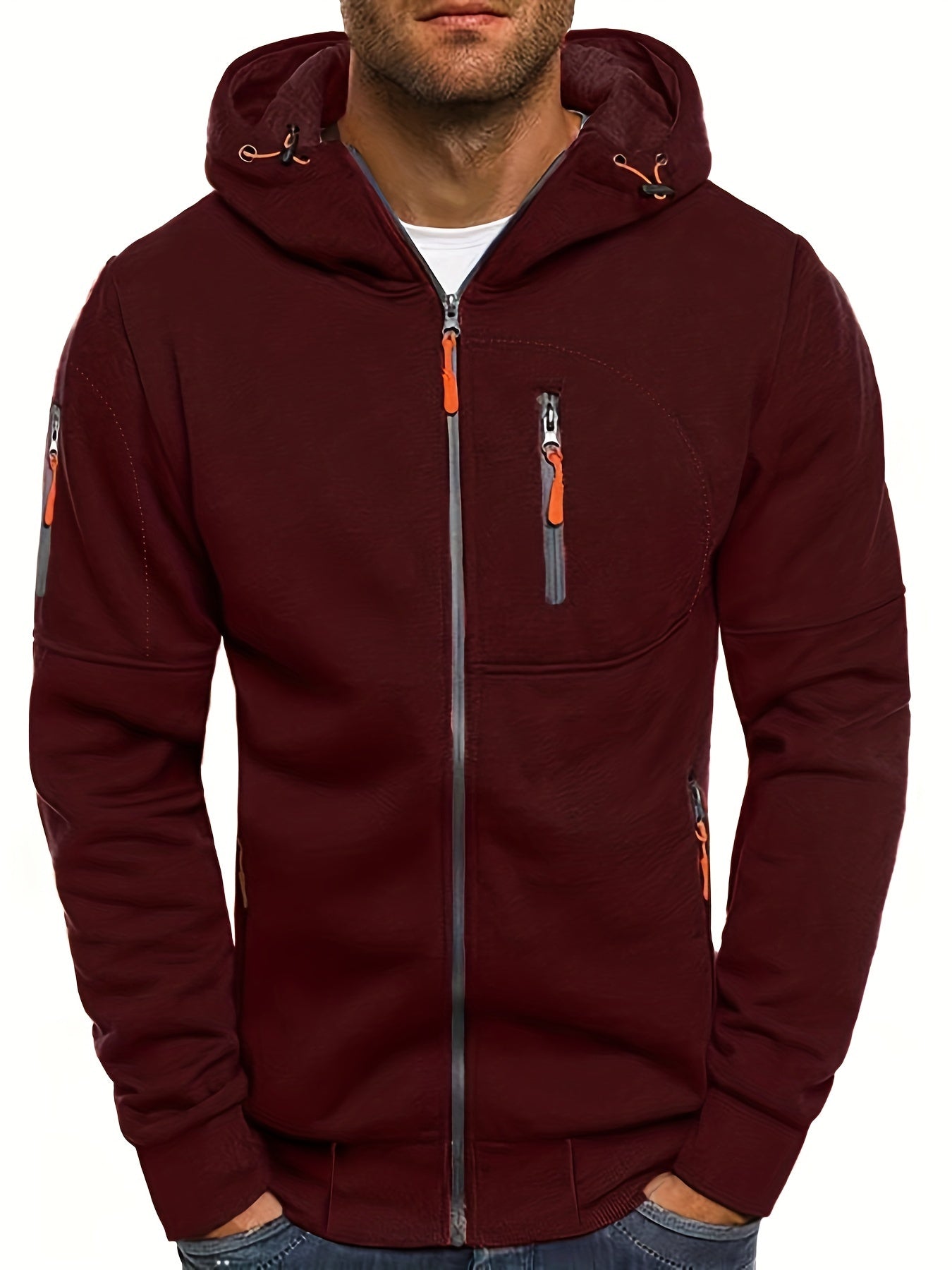 Men's Zipper Hoodie Jacket