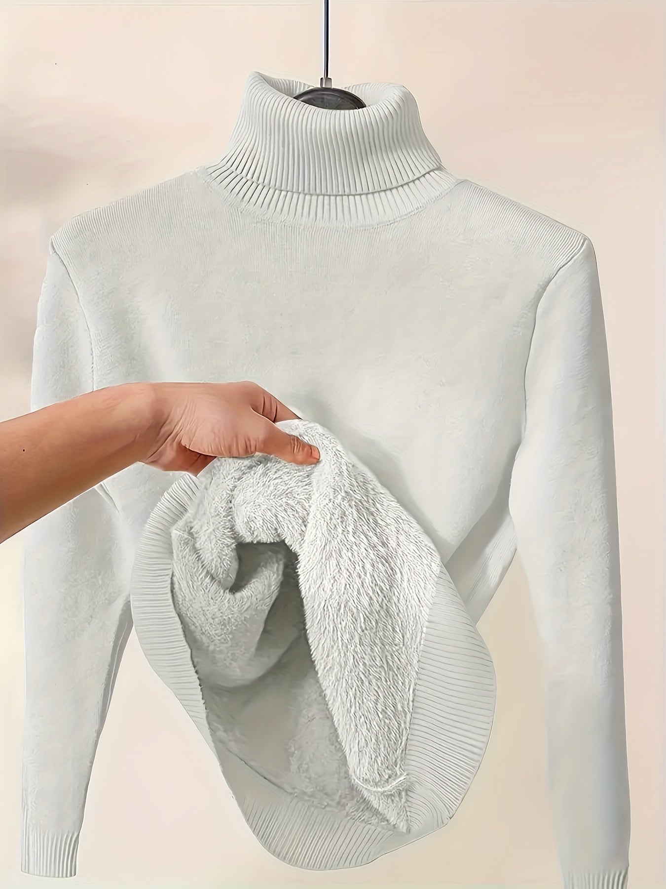 Ribbed Turtle Neck Sweater