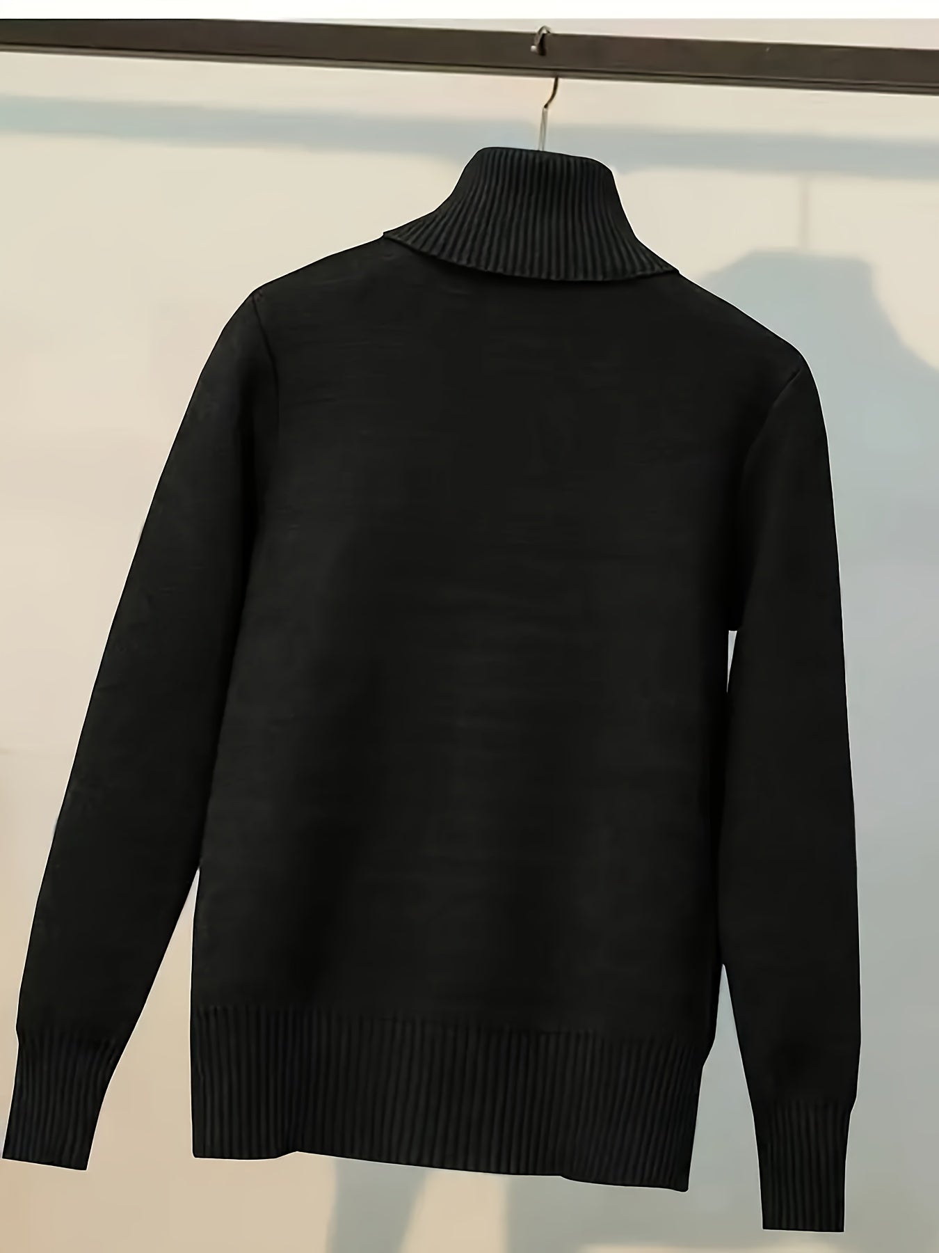 Ribbed Turtle Neck Sweater
