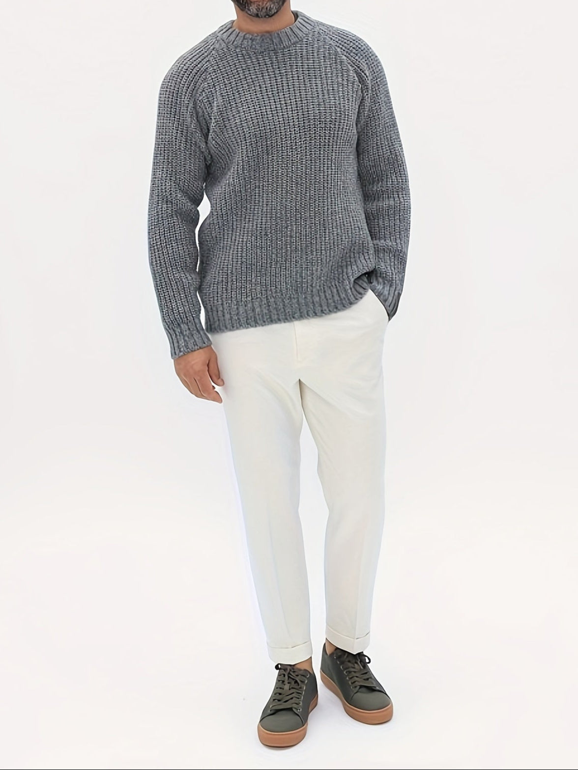 Cozy Winter Knit Sweater for Men