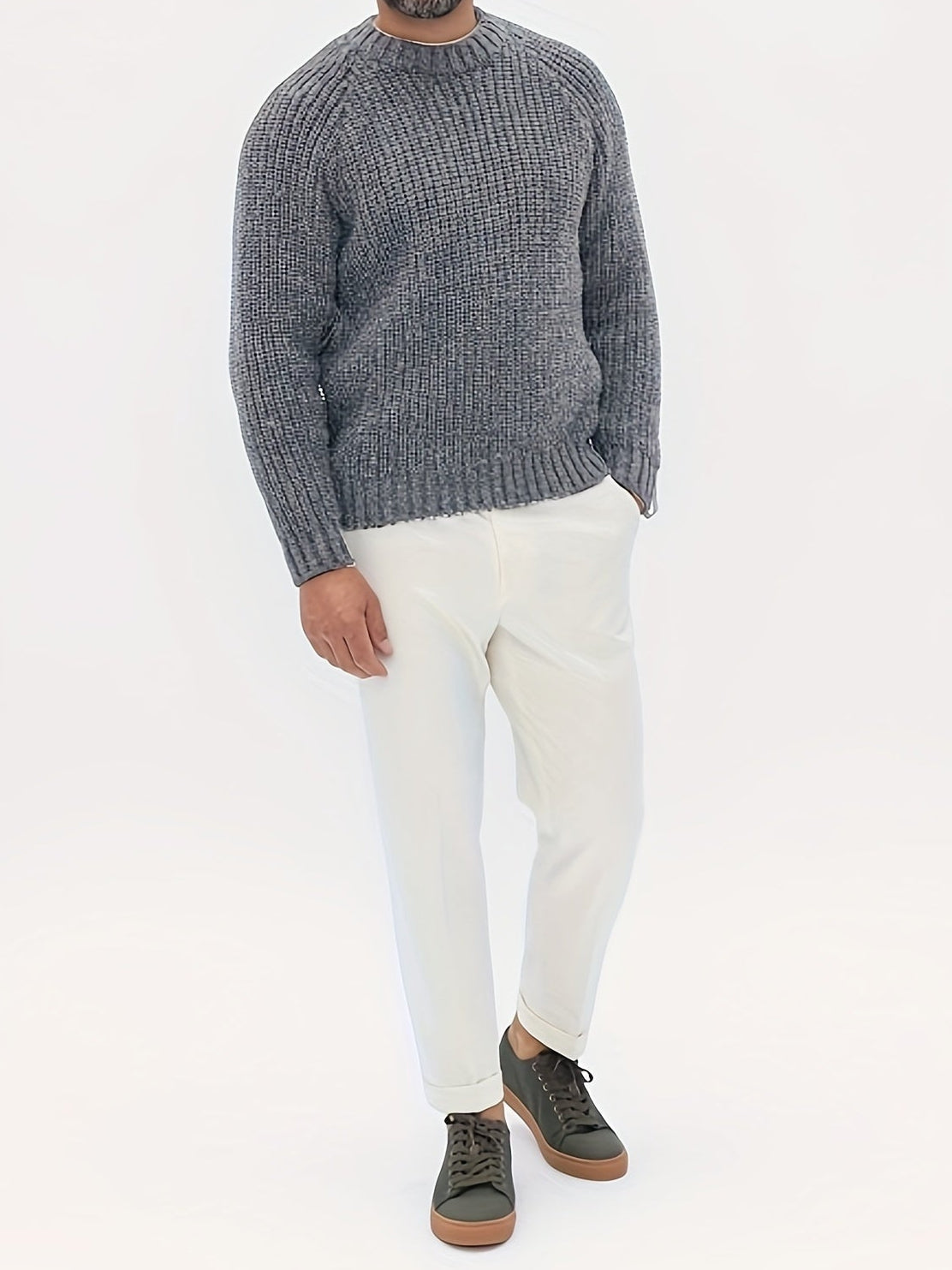 Cozy Winter Knit Sweater for Men