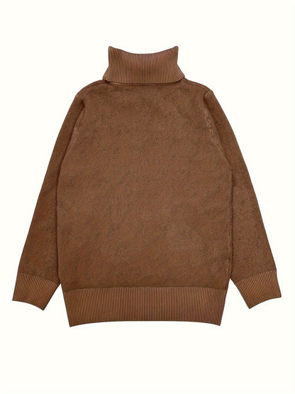 Ribbed Turtle Neck Sweater