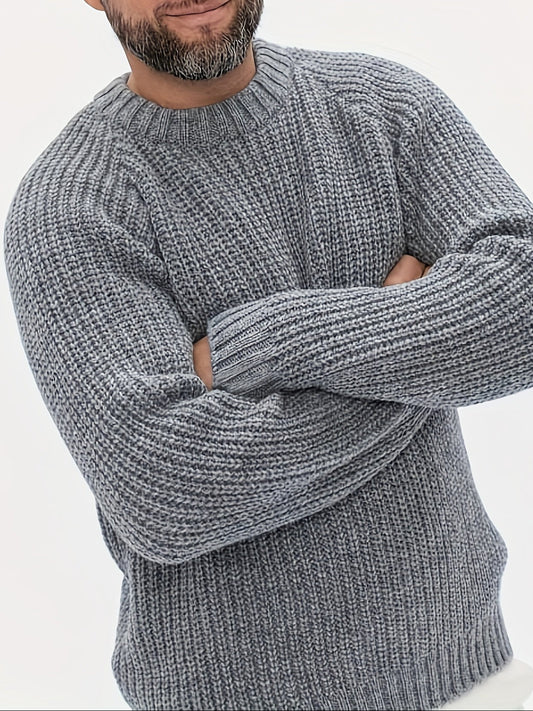 Cozy Winter Knit Sweater for Men