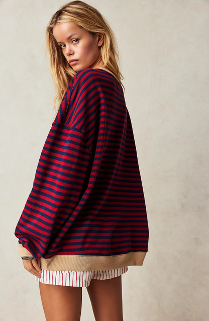 Isabella | stylish striped jumper for women