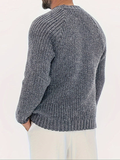 Cozy Winter Knit Sweater for Men