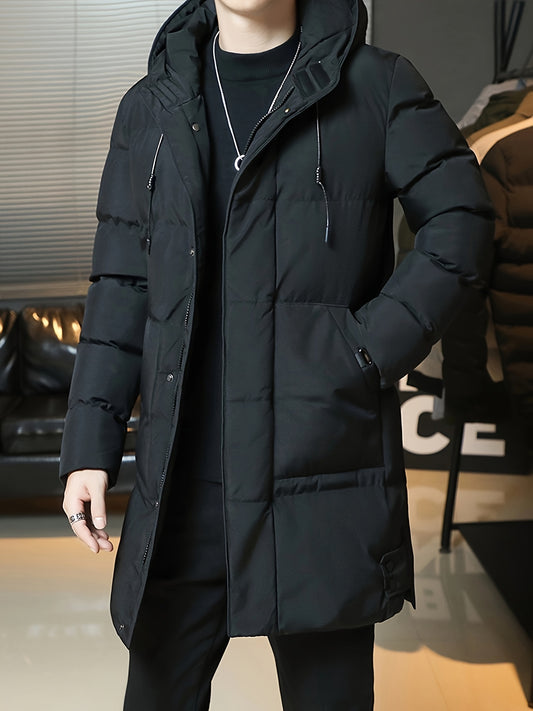 Men's Hooded Long Winter Coat