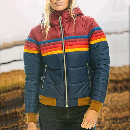 Sanne | Retro parka for women with hood