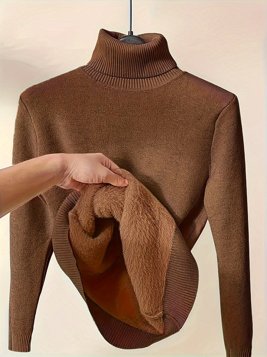 Ribbed Turtle Neck Sweater