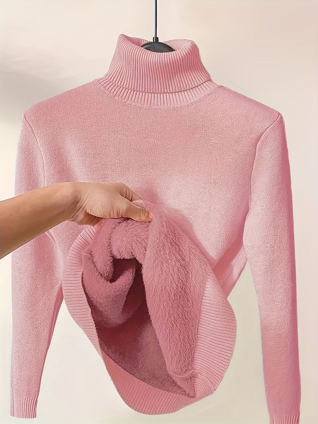 Ribbed Turtle Neck Sweater