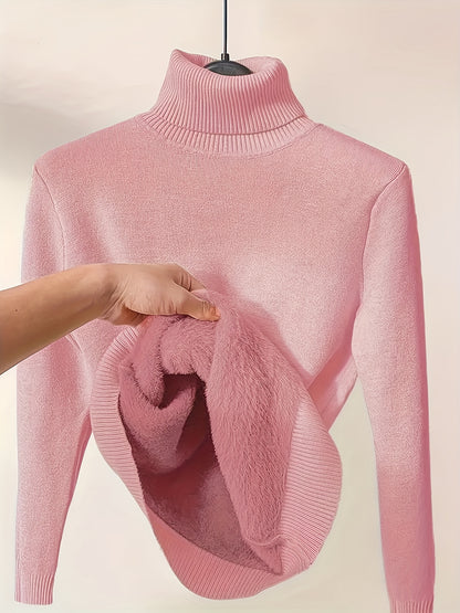 Ribbed Turtle Neck Sweater