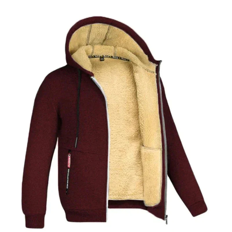 Oliver - warm fleece jacket for men