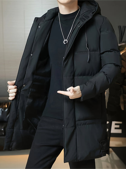 Men's Hooded Long Winter Coat