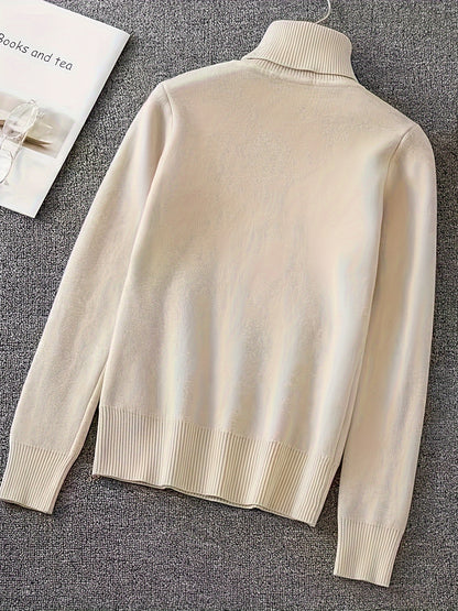 Ribbed Turtle Neck Sweater
