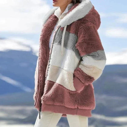 Alexandra - fluffy jacket for winter for women