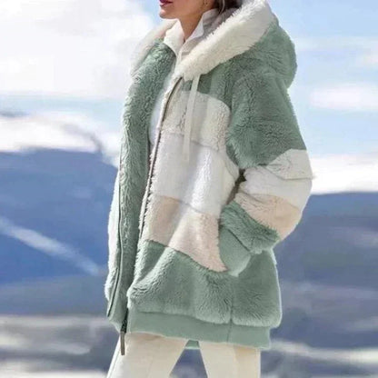 Alexandra - fluffy jacket for winter for women