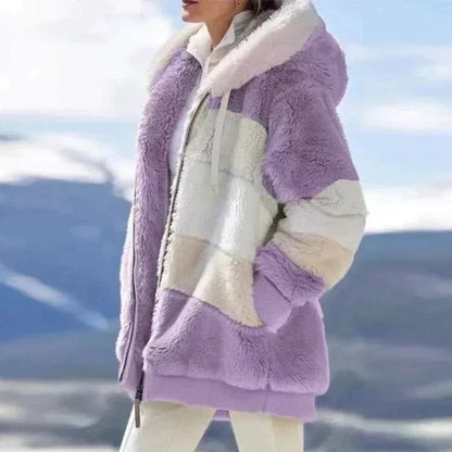 Alexandra - fluffy jacket for winter for women